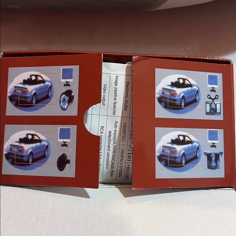 High-Performance Red Car Rear View Camera - Picture 6 of 6